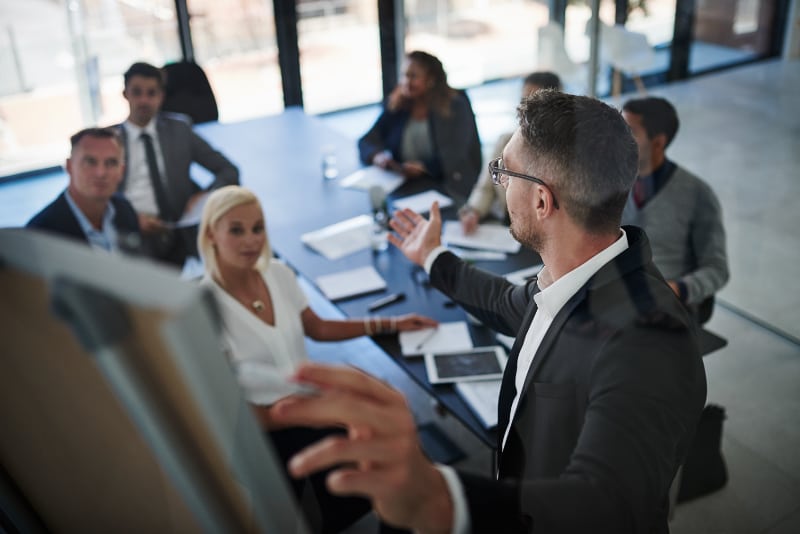 managing a 20 person plus company